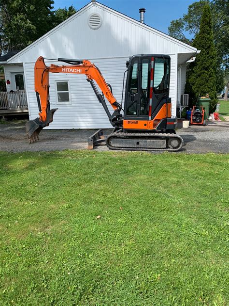 mini-excavation fredericton|backhoe rental fredericton nb.